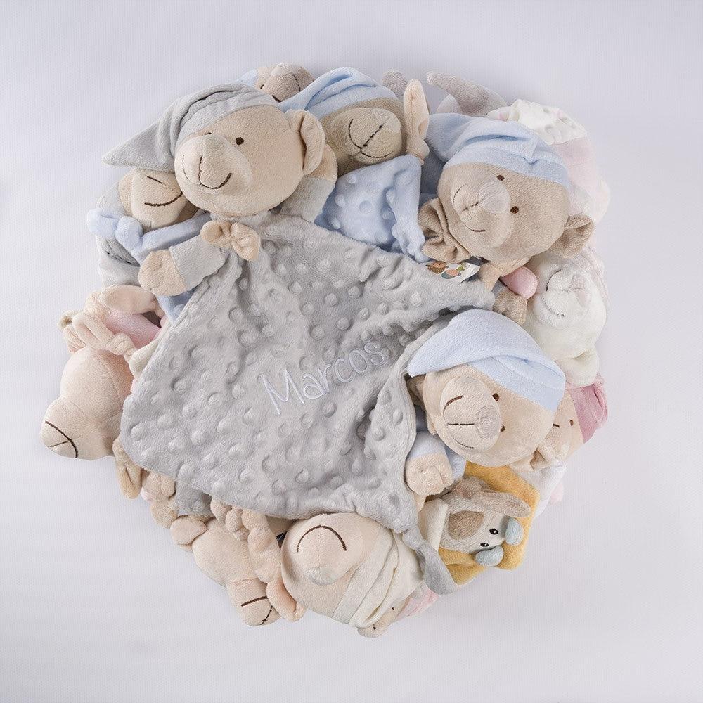 Dou Dou Personalizado Bebé Osito Tela Nanetes - Nanetes