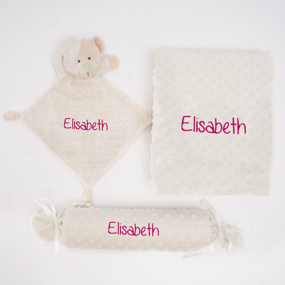 Lote Regalo Bebé Recién Nacido Personalizado 3 piezas Basic Nanetes