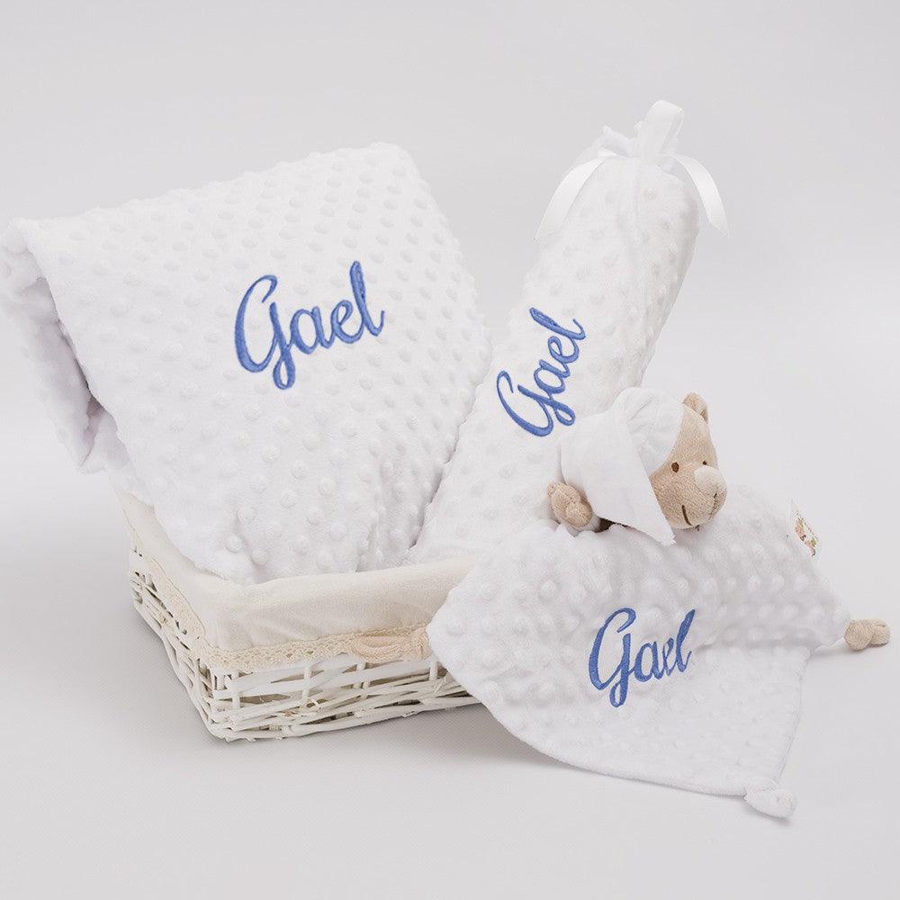Lote Regalo Bebé Recién Nacido Personalizado 3 piezas Basic Nanetes