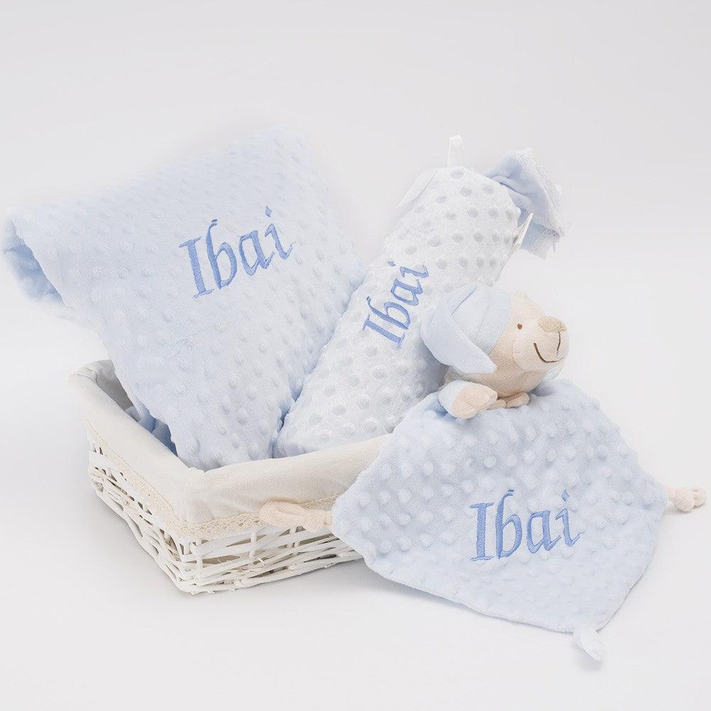 Manta y Doudou y Caramelo 3 piezas Basic Nanetes - Nanetes #