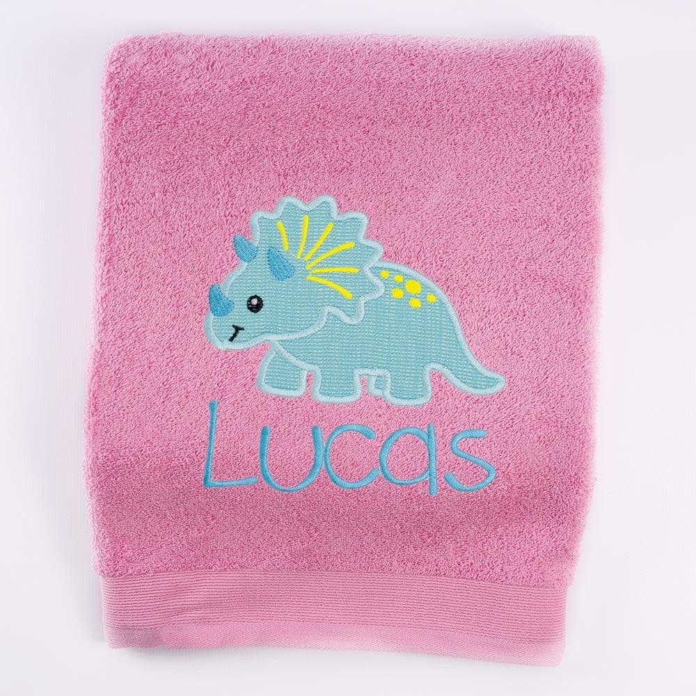 Toallas Personalizadas Infantiles Triceratops Nanetes