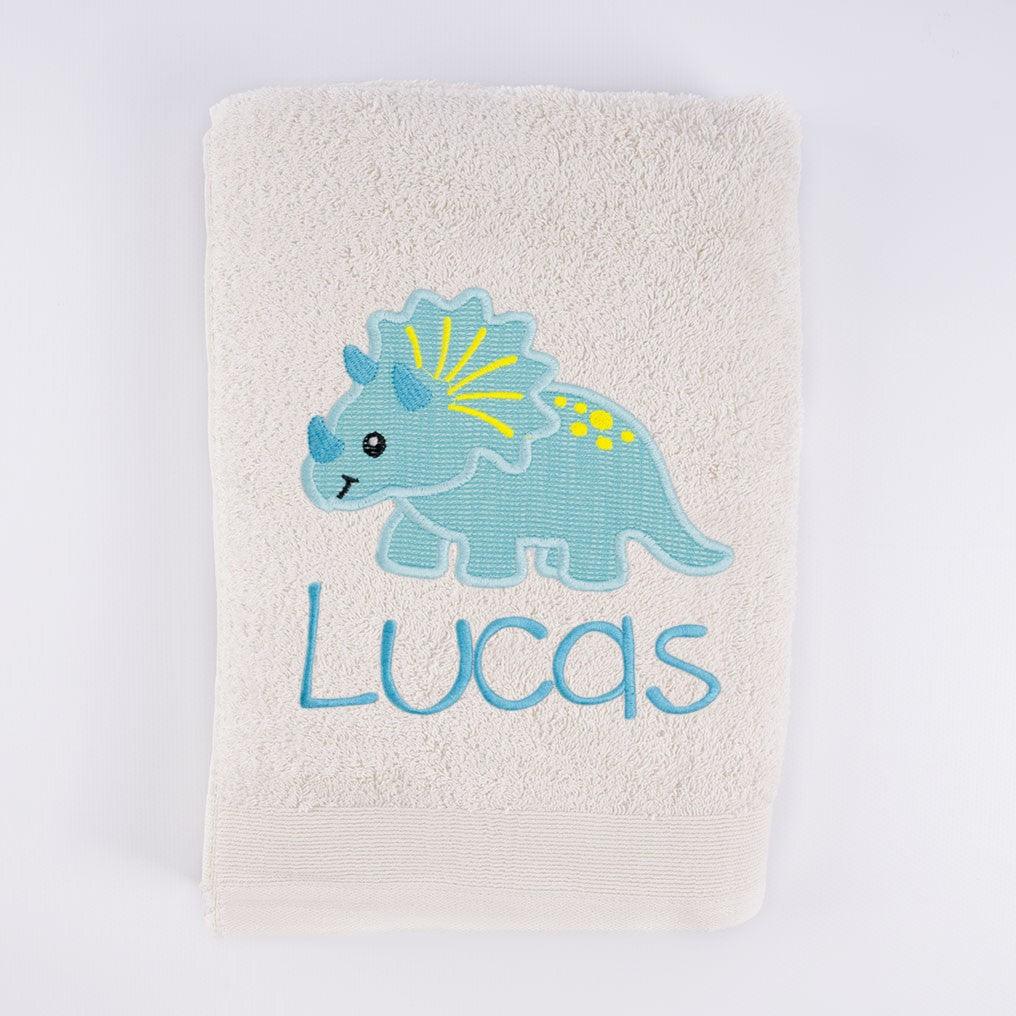 Toallas Personalizadas Infantiles Triceratops Nanetes