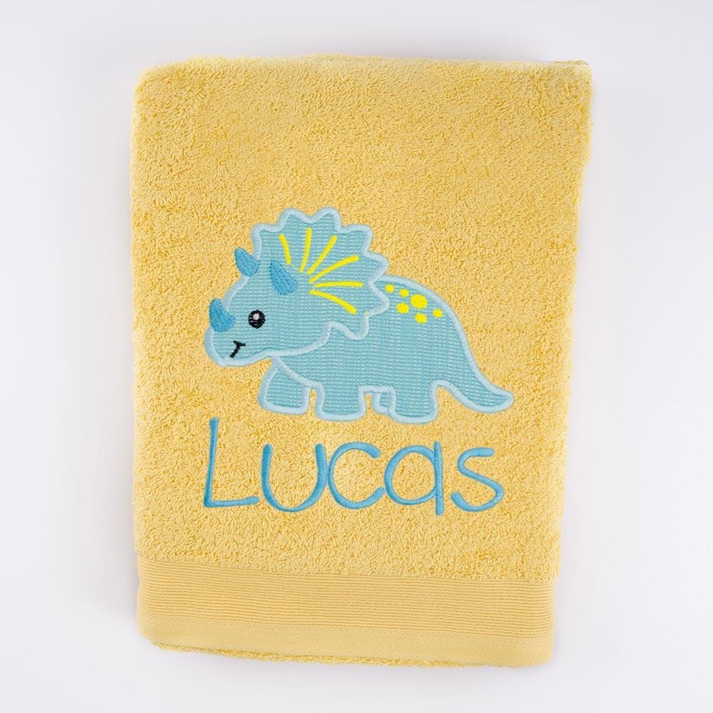 Toallas Personalizadas Infantiles Triceratops Nanetes