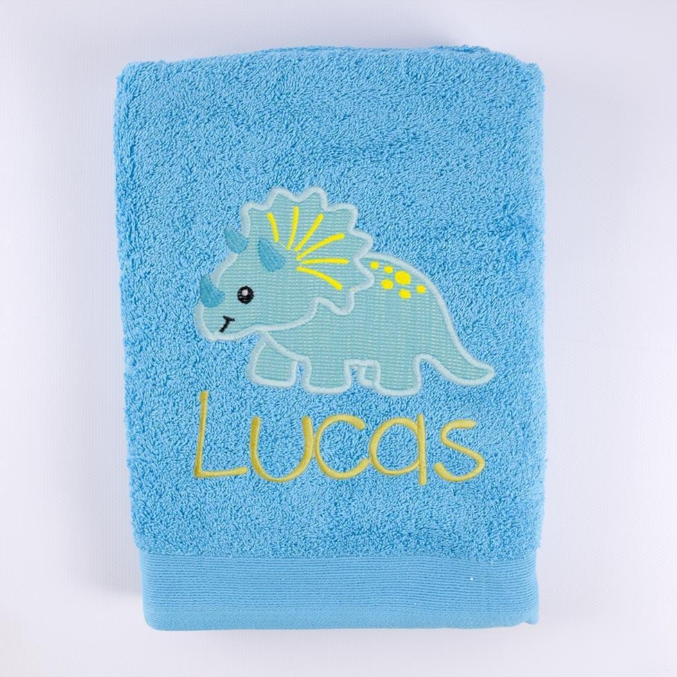 Toallas Personalizadas Infantiles Triceratops Nanetes