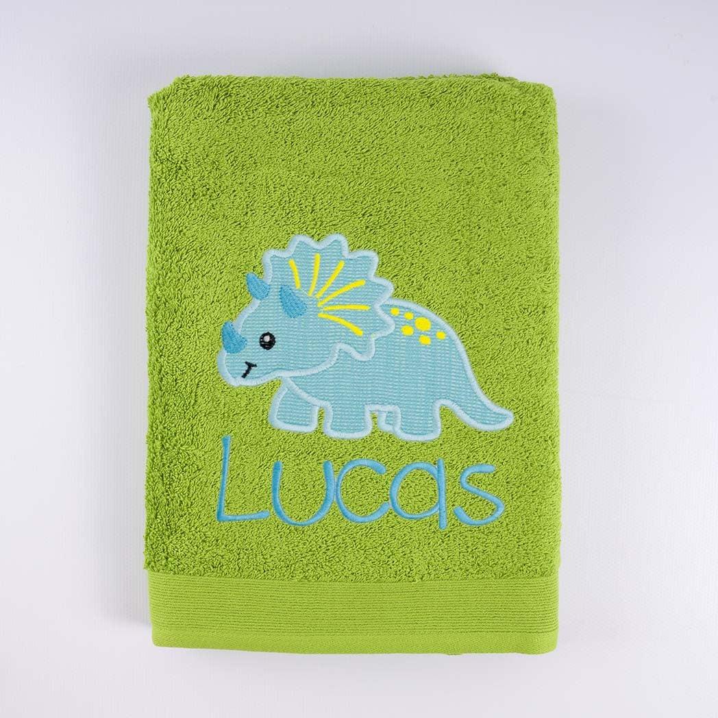 Toallas Personalizadas Infantiles Triceratops Nanetes