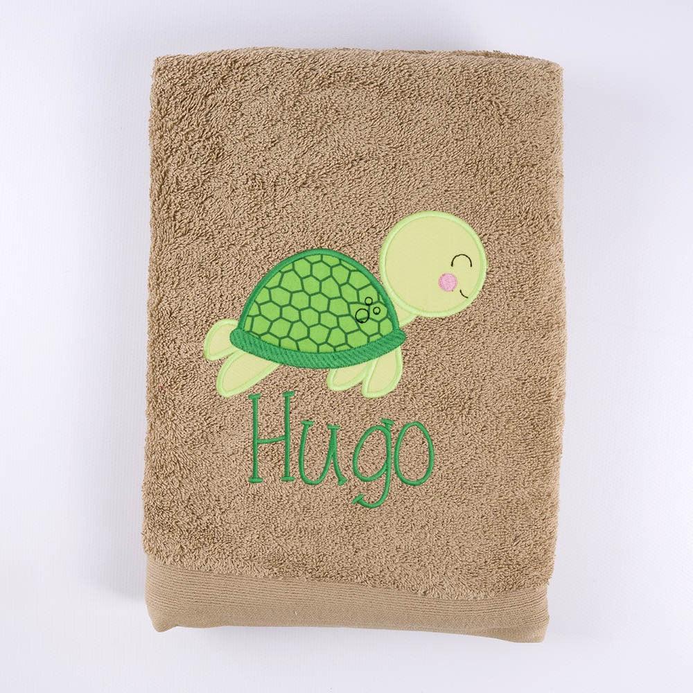 Toallas Personalizadas Bordada Tortuga Nanetes - Nanetes #