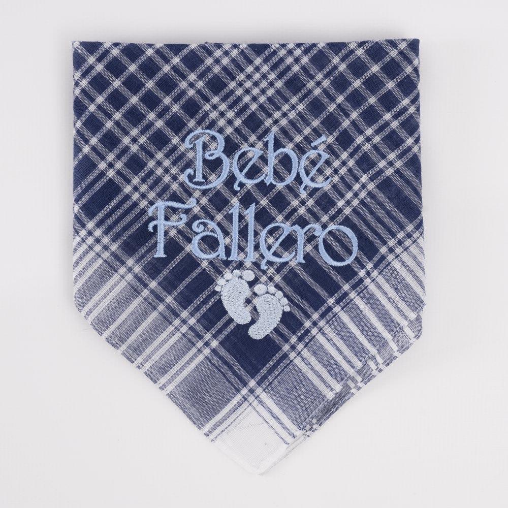 Pañuelo Fallero Bordado Bebé Fallero Pies - Nanetes #