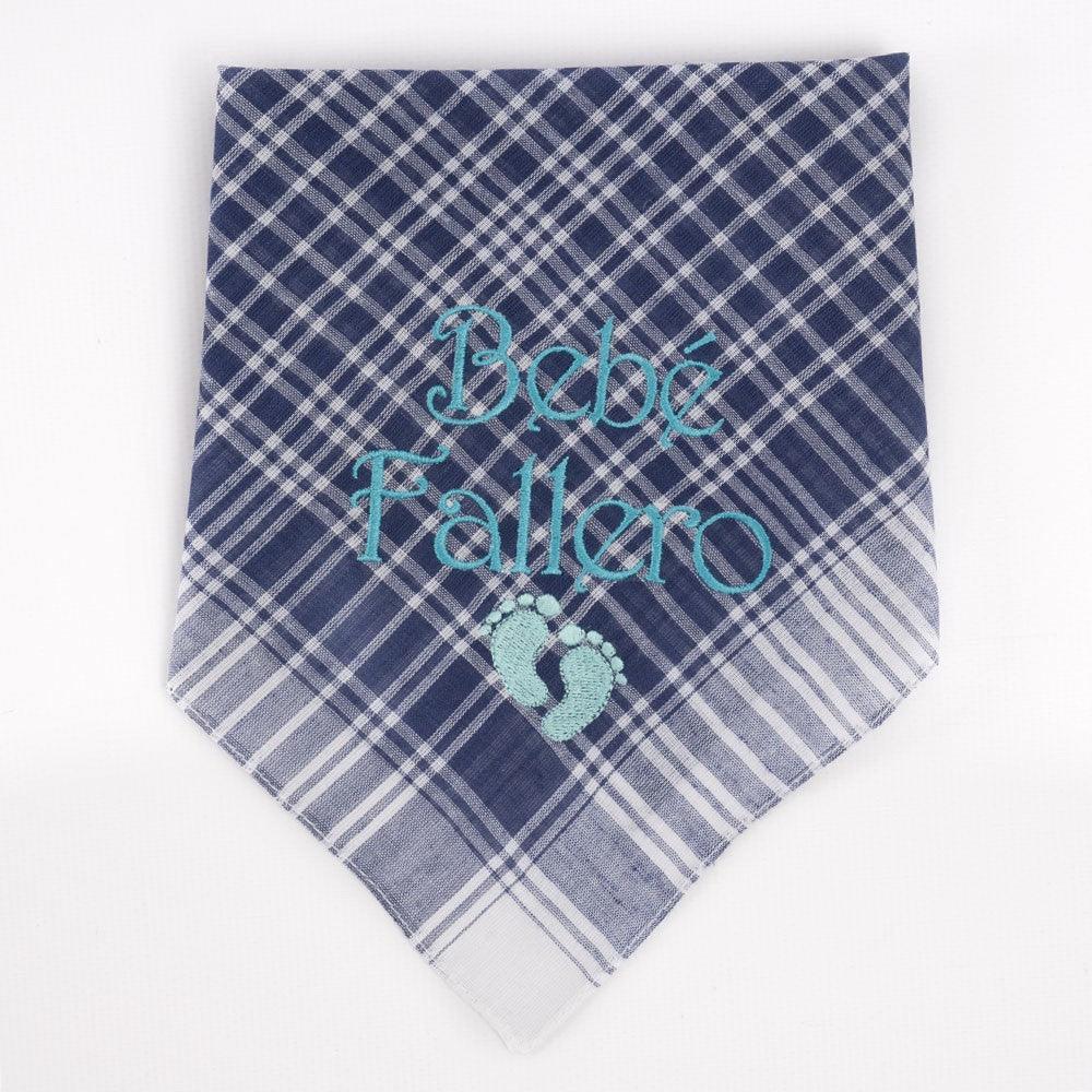 Pañuelo Fallero Bordado Bebé Fallero Pies - Nanetes #