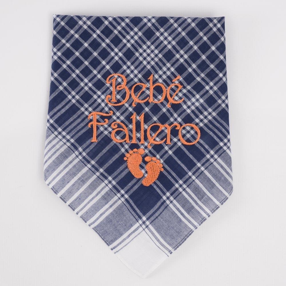 Pañuelo Fallero Bordado Bebé Fallero Pies - Nanetes #