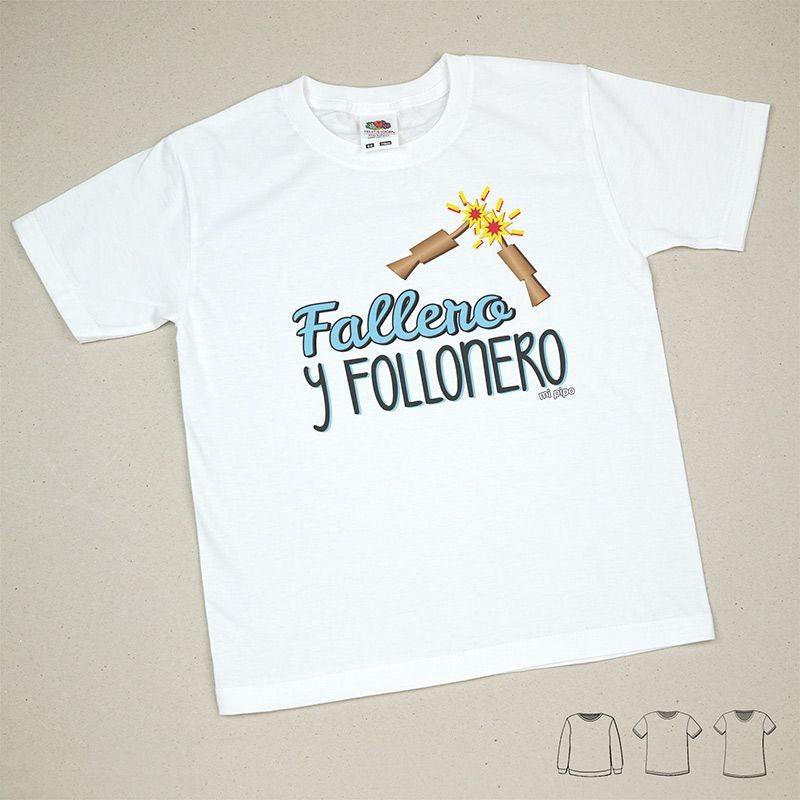 Camiseta o Sudadera Niños Fallero y Follonero Mi Pipo - Nanetes #