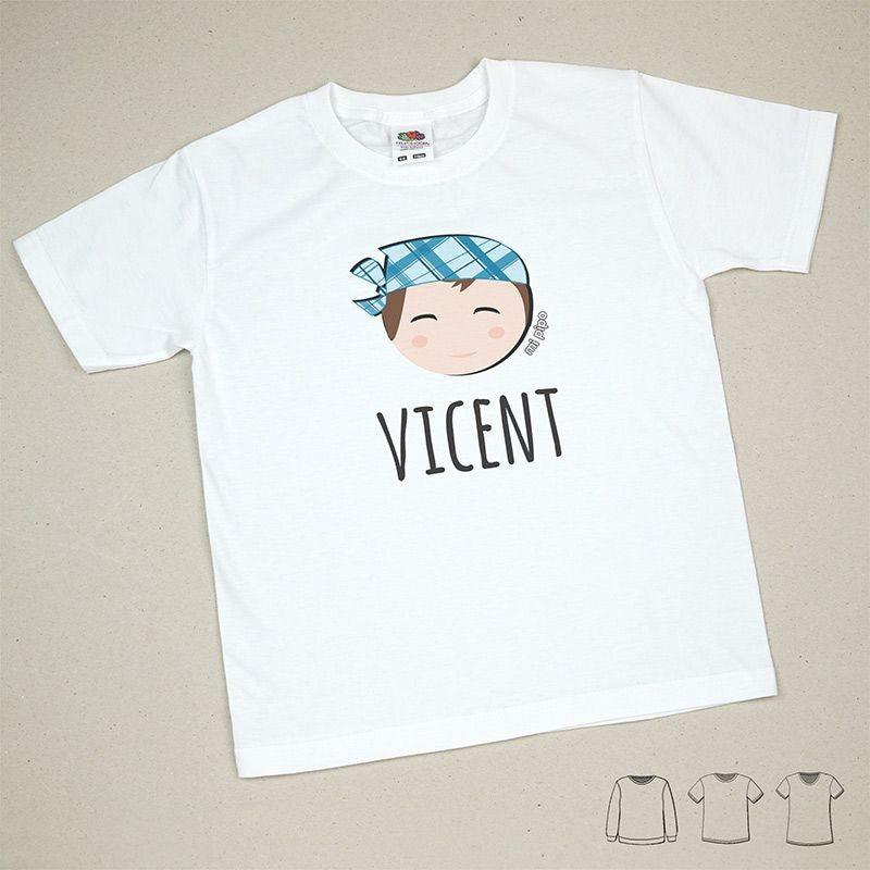 Camiseta o Sudadera Niños Fallero con Nombre Mi Pipo - Nanetes #