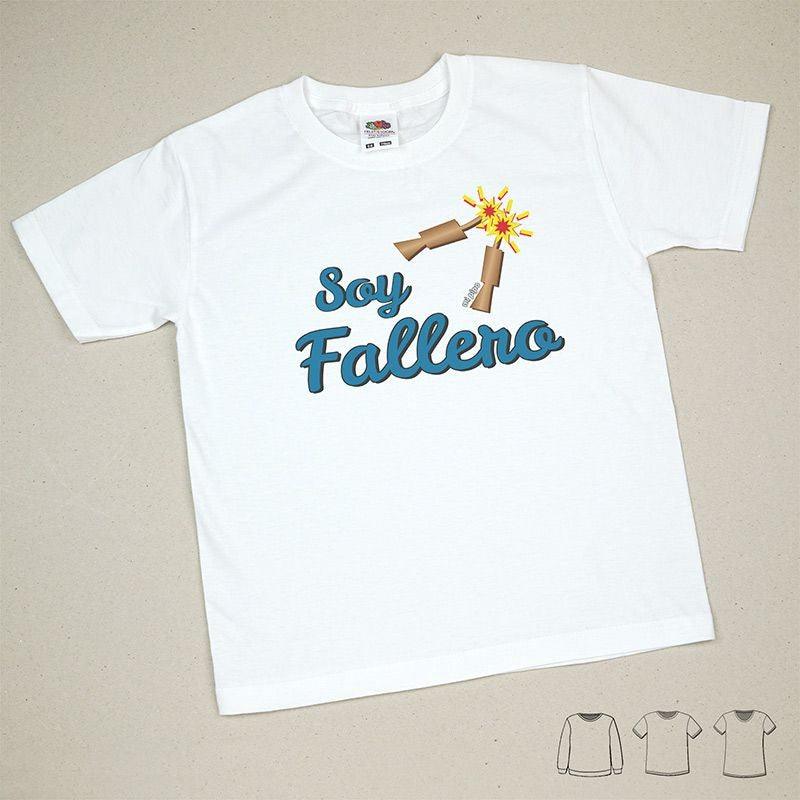 Camiseta o Sudadera Niños Soy Fallero Petardos Mi Pipo - Nanetes #