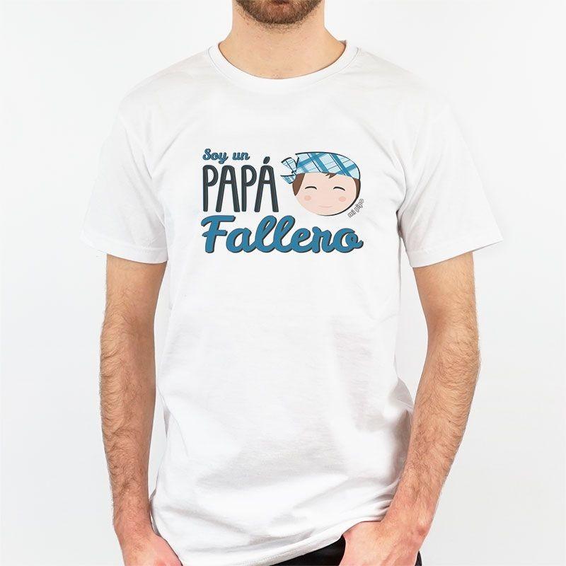 Camiseta Fallera Hombre Soy un Papa Fallero Mi Pipo - Nanetes #