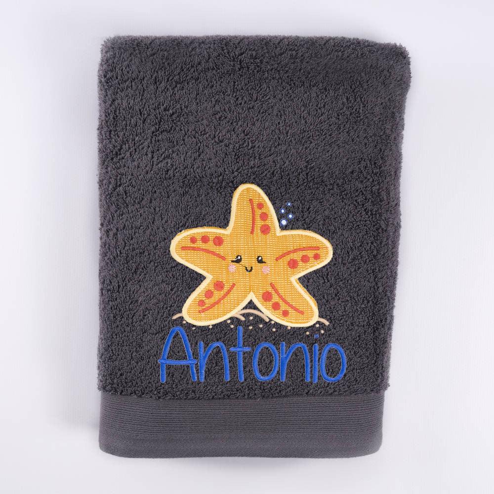 Toalla Personalizada Bordada Estrella de Mar Nanetes - Nanetes #