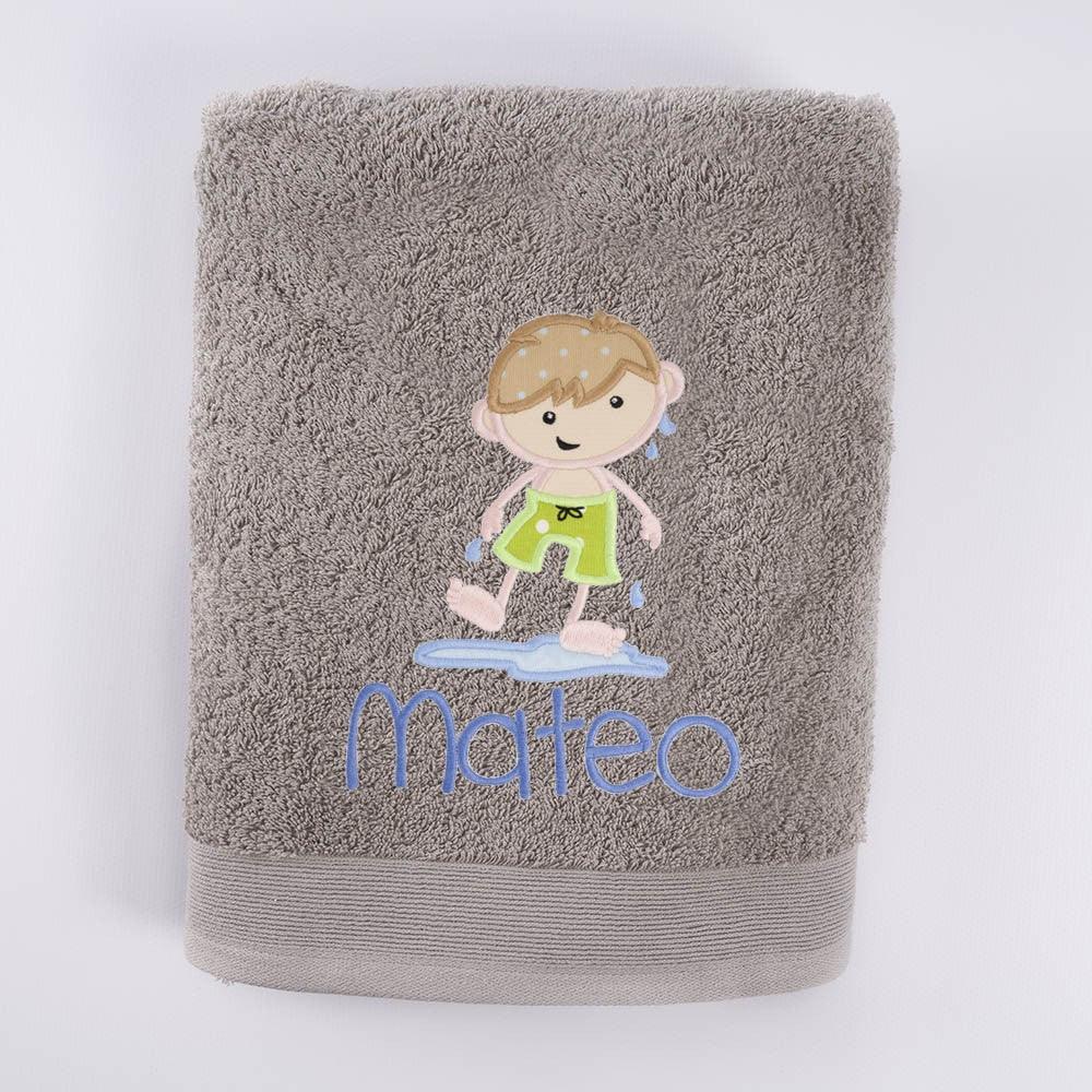 Toalla Personalizada Bordada Playa Niño Nanetes - Nanetes #