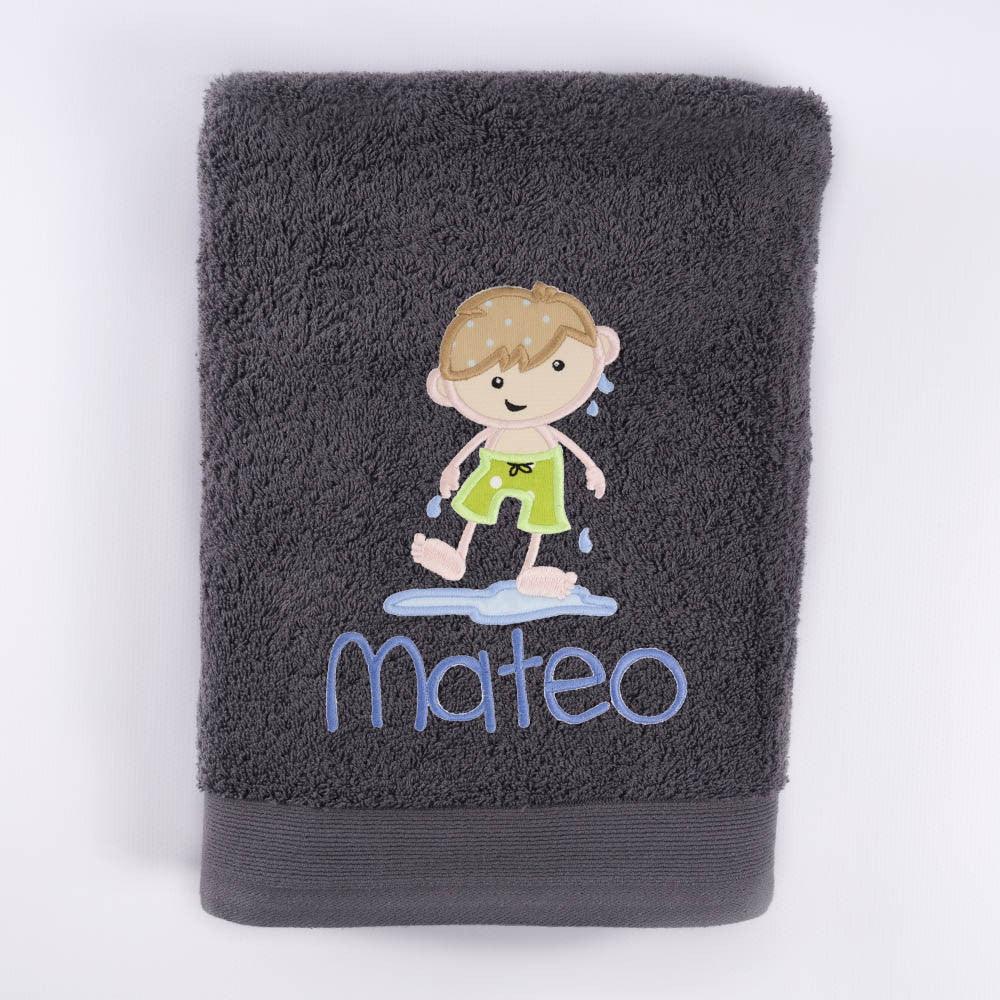 Toalla Personalizada Bordada Playa Niño Nanetes - Nanetes #