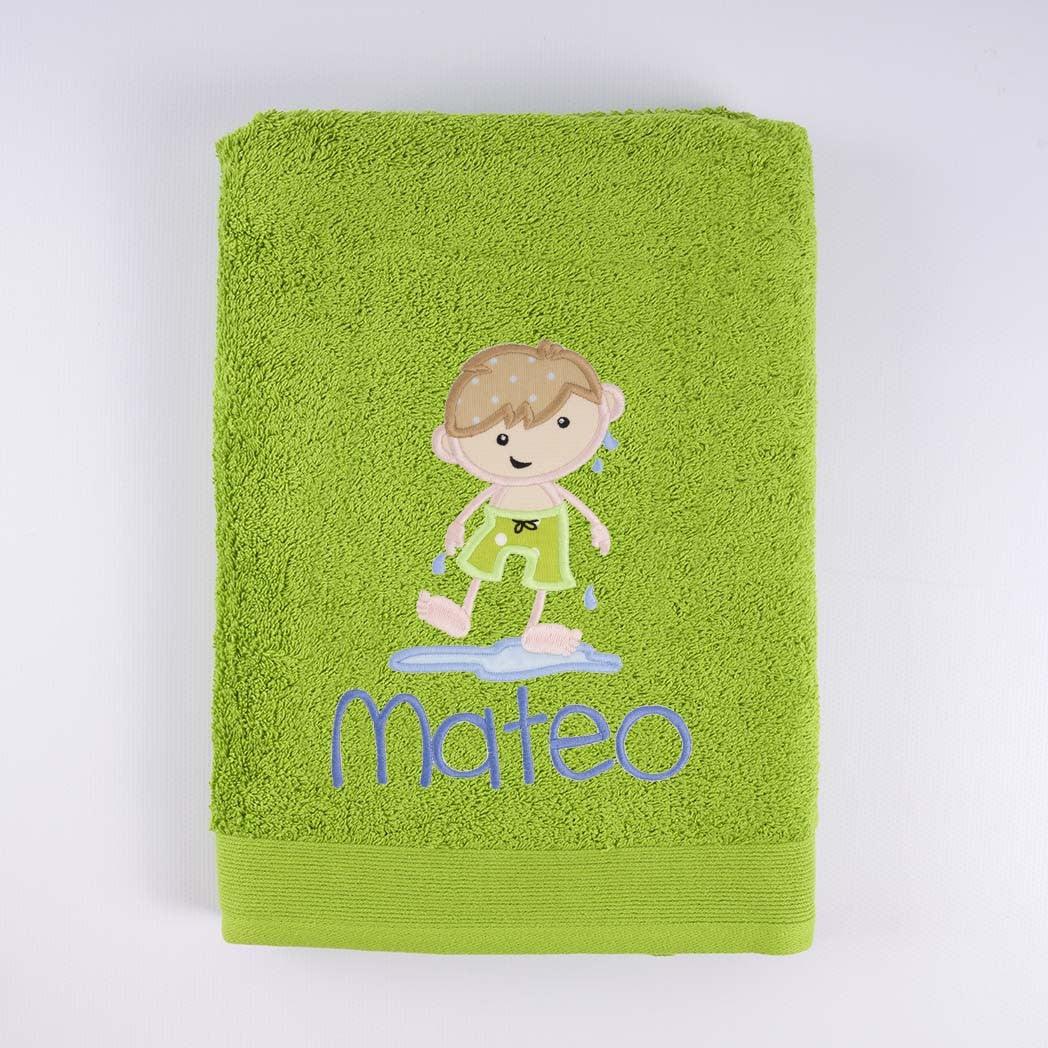 Toalla Personalizada Bordada Playa Niño Nanetes