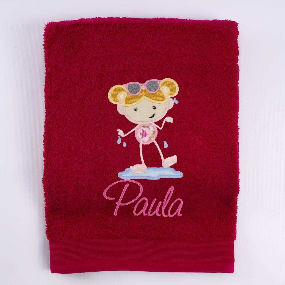Toalla Personalizada Niña Verano PLaya Nanetes - Nanetes #