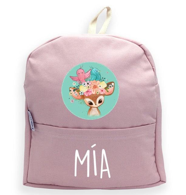 Mochila Personalizada Infantil Bambi con Nombre Boann - Nanetes #