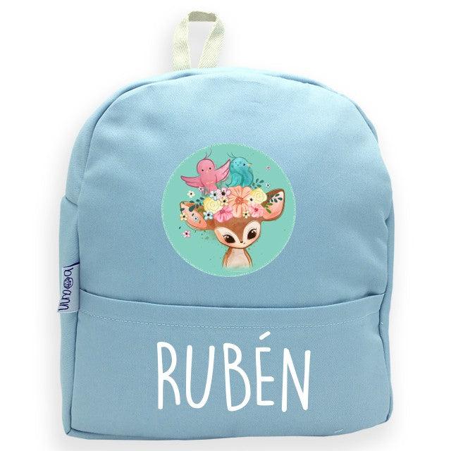 Mochila Personalizada Infantil Bambi con Nombre Boann - Nanetes #