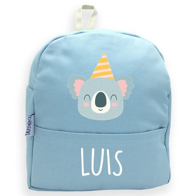 Mochila Personalizada Infantil Koala con Nombre Boann - Nanetes #
