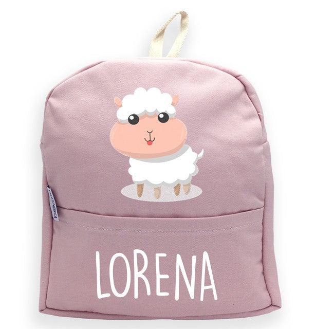 Mochila Personalizada Infantil Oveja con Nombre Boann - Nanetes #