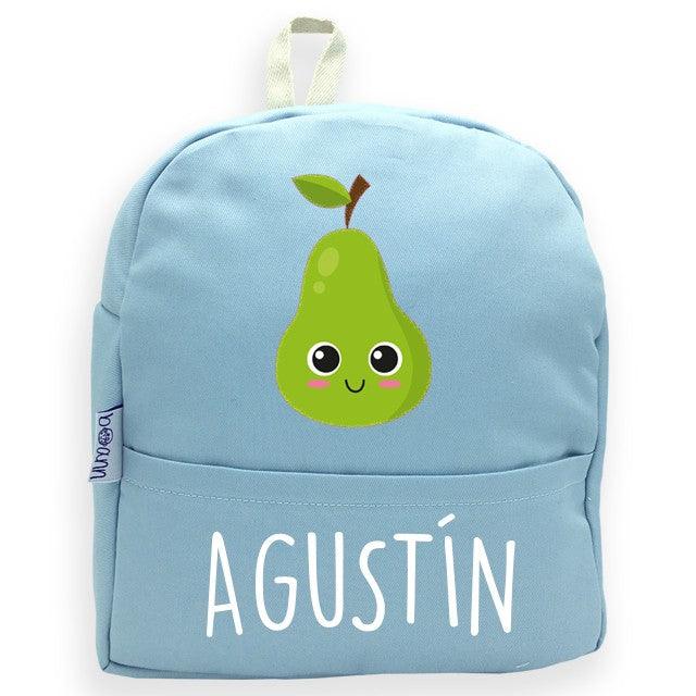 Mochila Personalizada Infantil Pera con Nombre Boann - Nanetes #