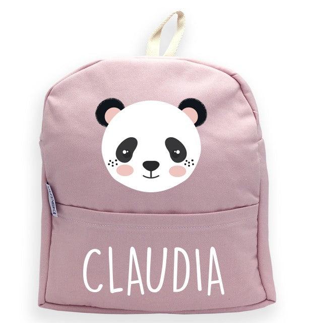 Mochila Personalizada Infantil Oso Panda con Nombre Boann - Nanetes #