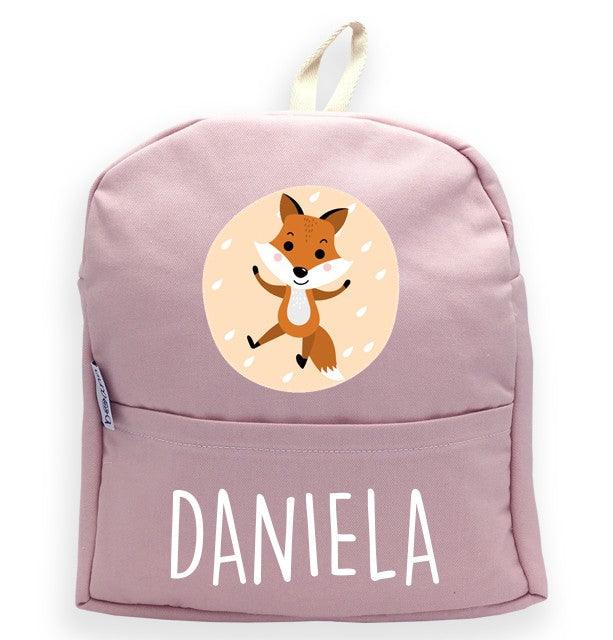 Mochila Personalizada Infantil Zorro Nombre Boann - Nanetes #