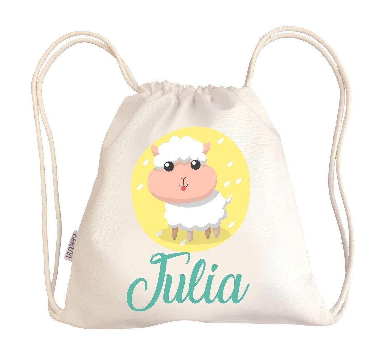 Bolsa Tela Niños Petate Personalizado Oveja con Nombre Boann - Nanetes #