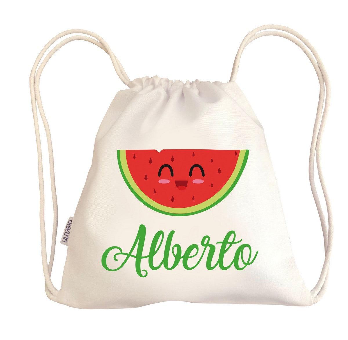 Bolsa Tela Niños Petate Personalizado Sandia con Nombre Boann - Nanetes #