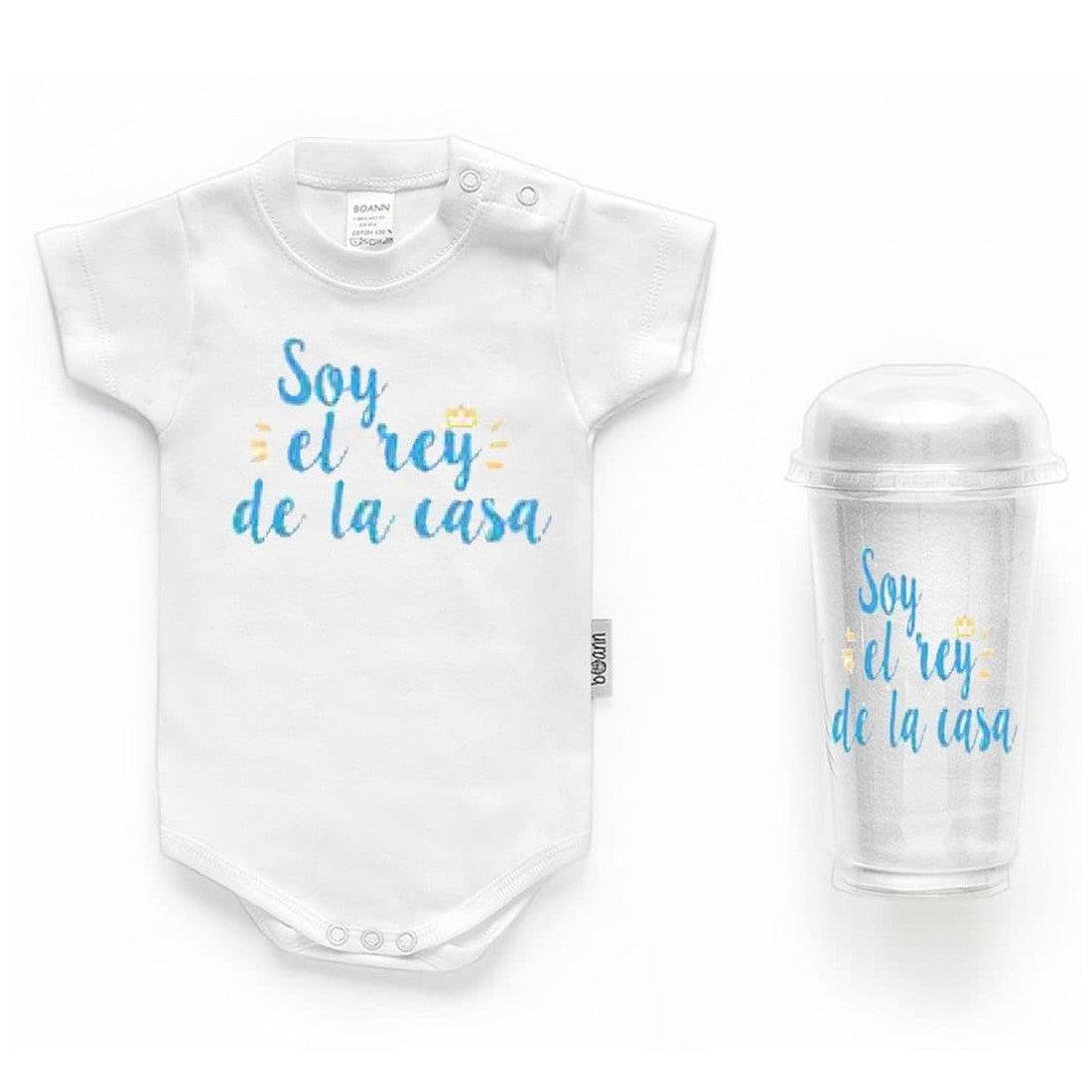 Body Personalizado Bebé Soy el Rey de la Casa Boann - Nanetes #