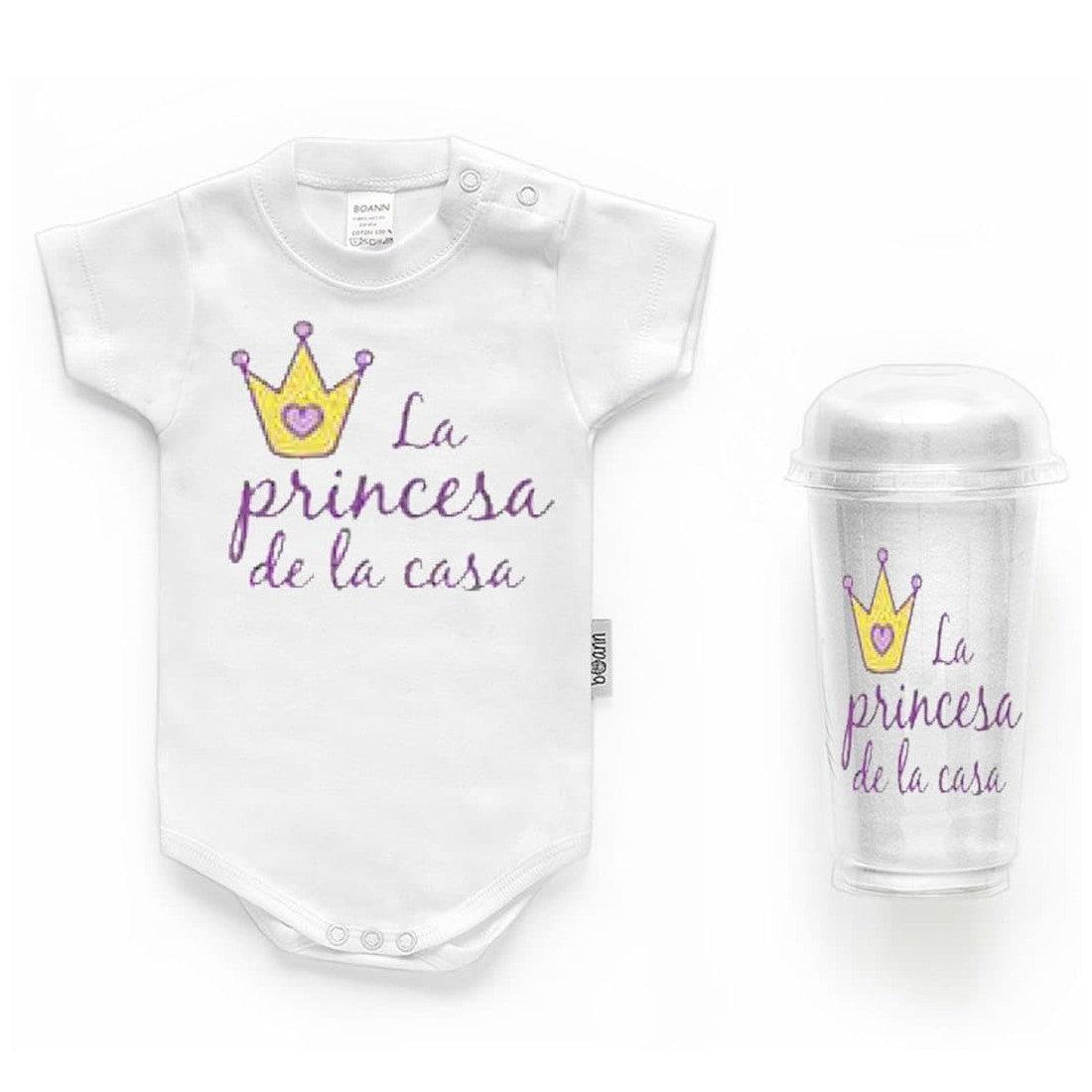 Body Personalizado Bebé La Princesa de la Casa Boann - Nanetes #