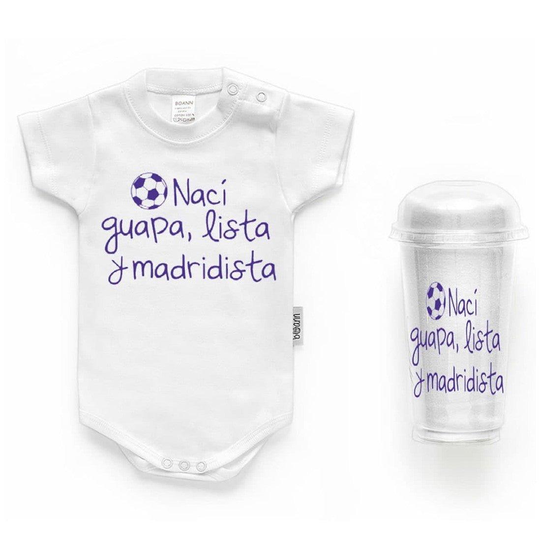 Body Personalizado Bebé Nací Guapa, Lista y Madridista Boann - Nanetes #