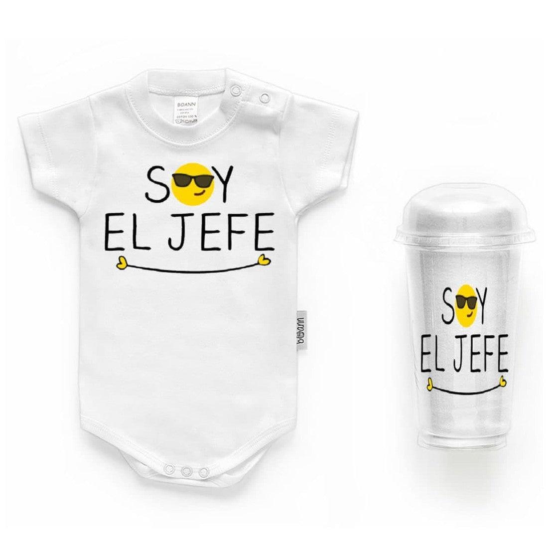 Body Personalizado Bebé Soy el Jefe Boann - Nanetes #