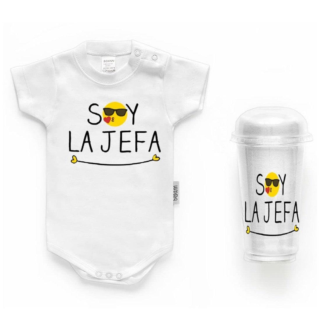 Body Personalizado Bebé Soy La Jefa Boann - Nanetes #