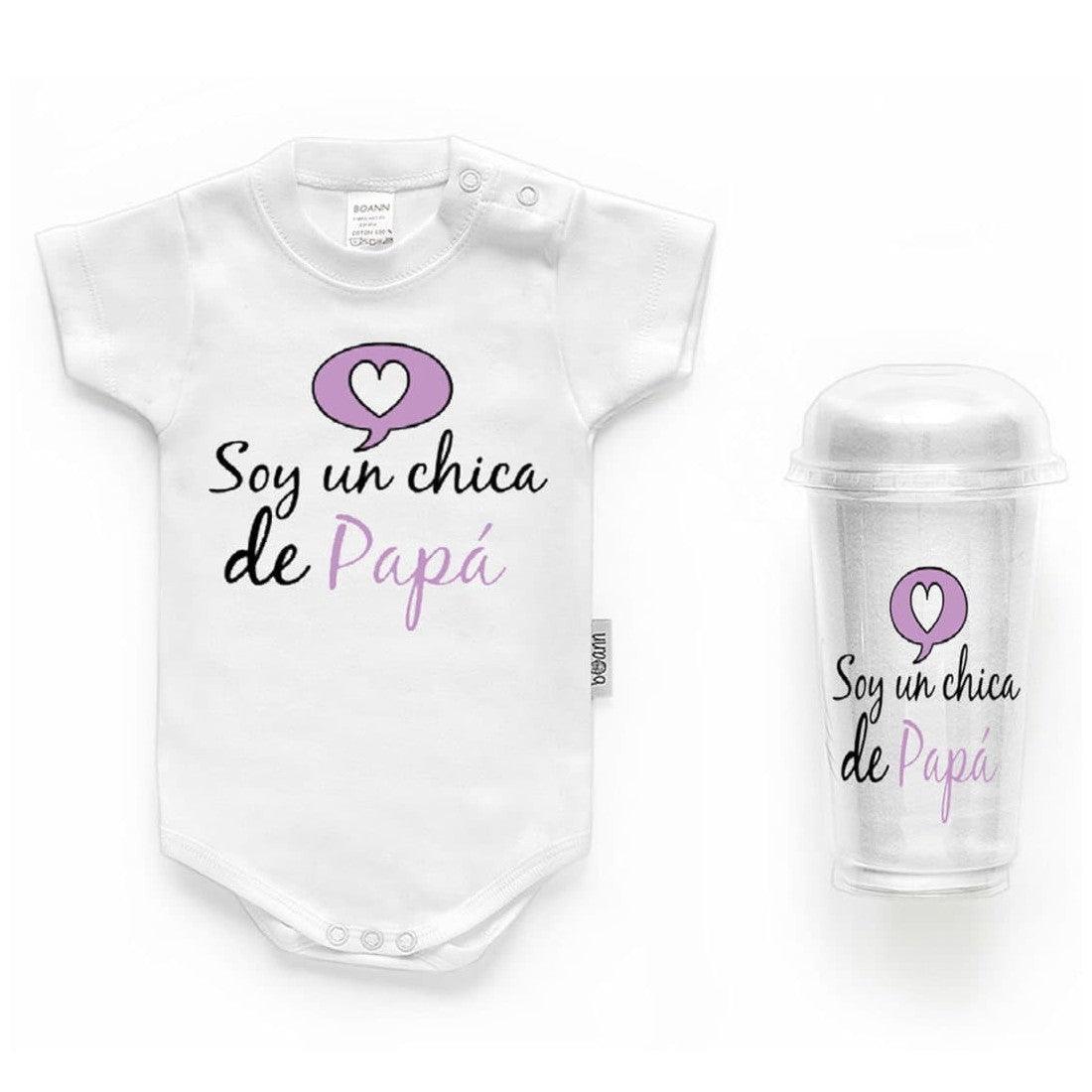 Body Personalizado Bebé Soy una Chica de Papá Boann - Nanetes #