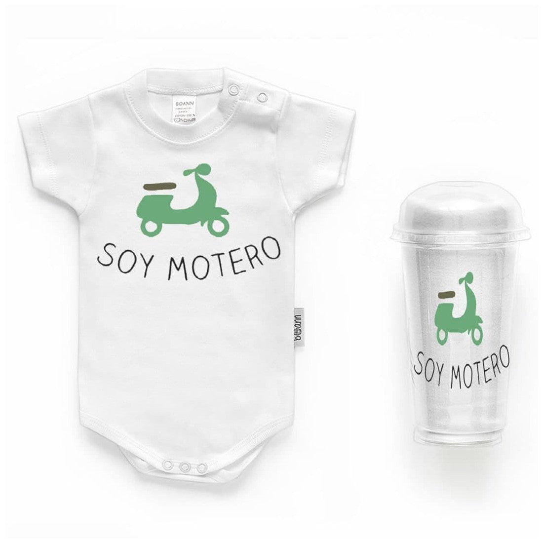 Body Personalizado Bebé Soy Motero Boann - Nanetes #