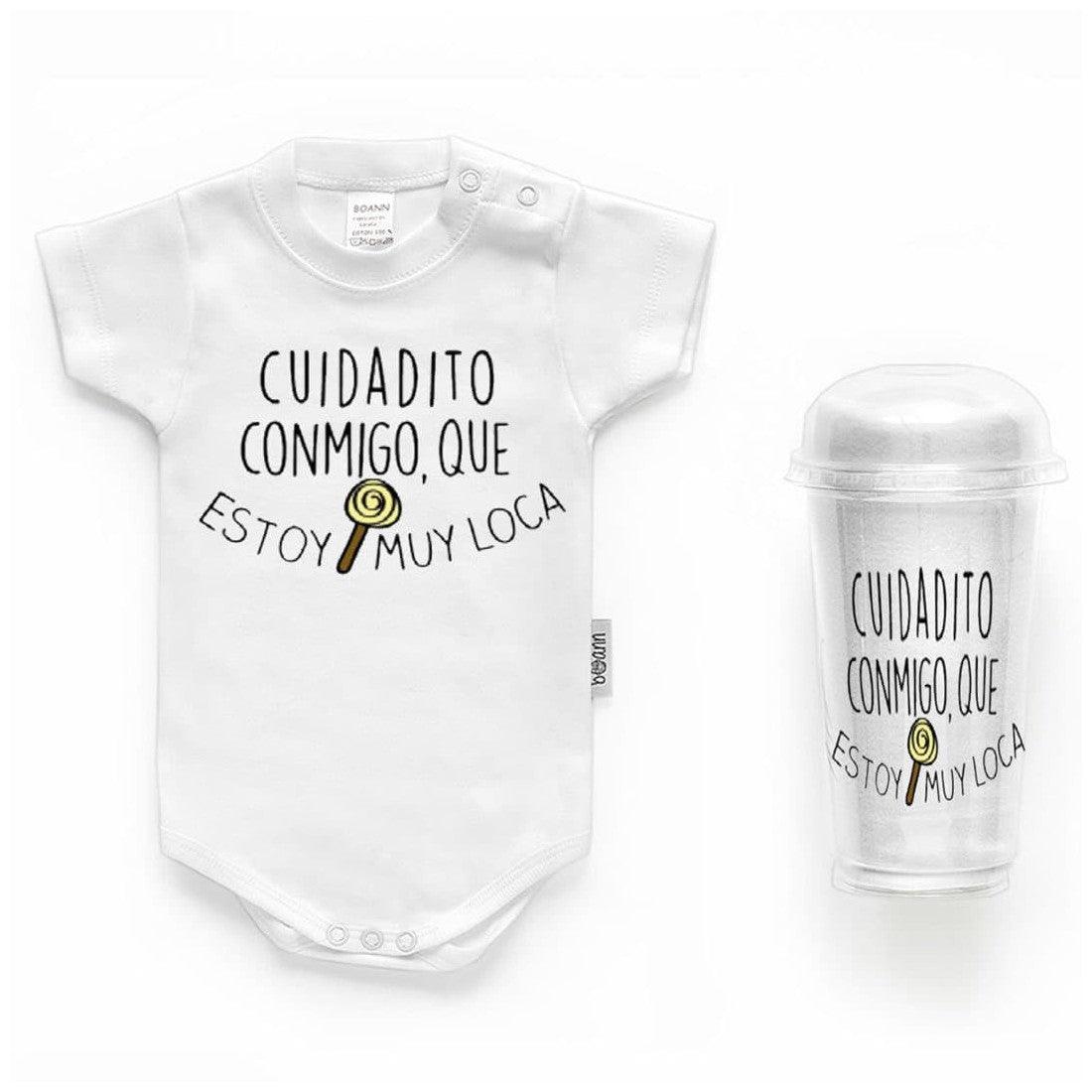 Body Personalizado Bebé Cuidadito Conmigo Boann - Nanetes #