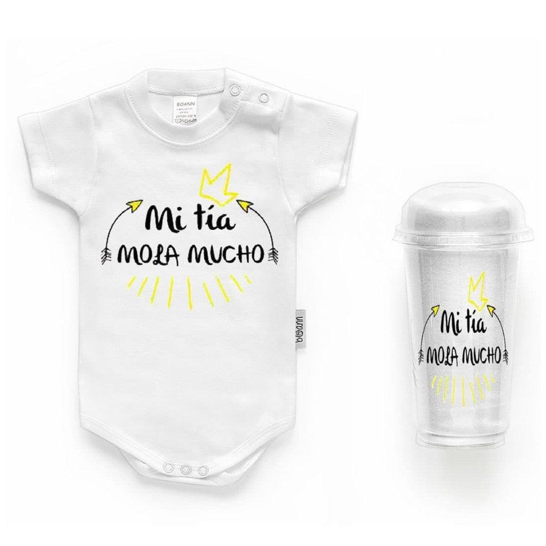 Body Personalizado Bebé Mi tia Mola Mucho Boann - Nanetes #