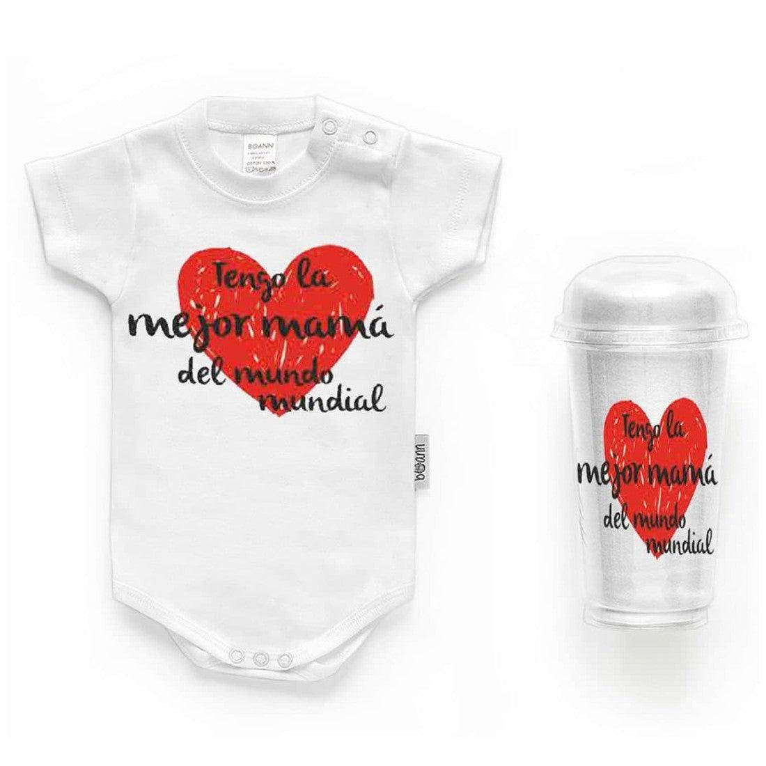 Body Personalizado Bebé Tengo la Mejor Mamá Boann - Nanetes #