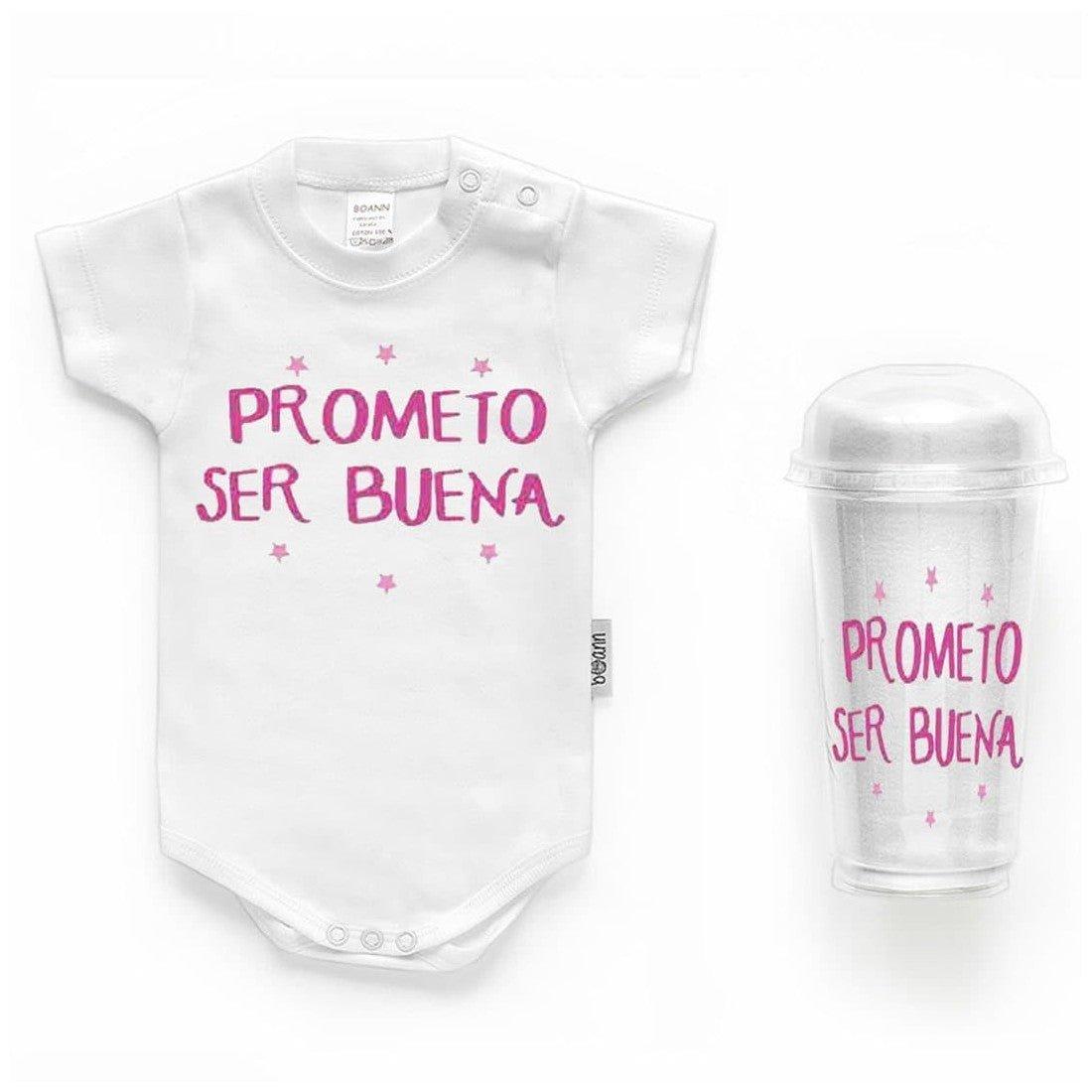 Body Personalizado Bebé Prometo Ser Buena Boann - Nanetes #