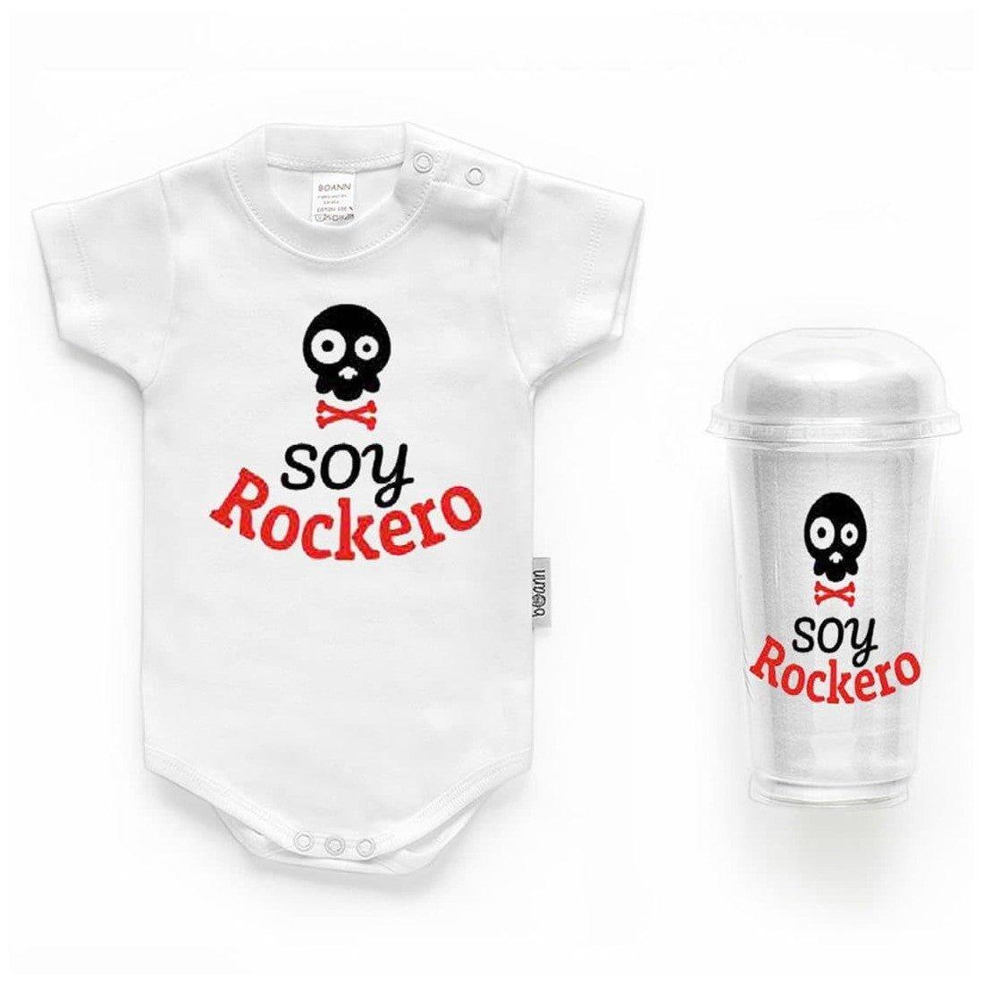 Body Personalizado Bebé Soy Rockero Boann - Nanetes #