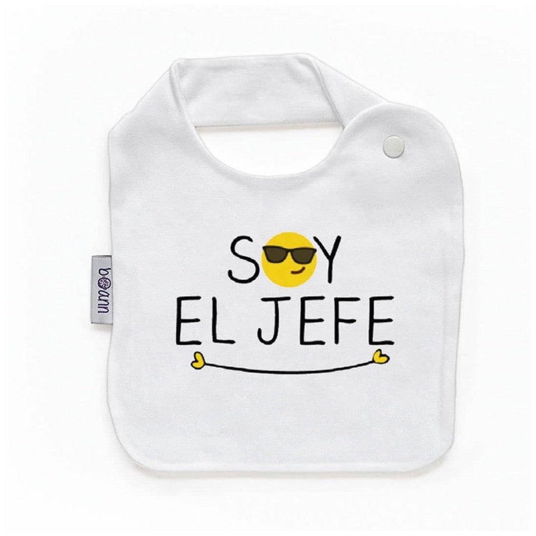 Babero Bebé Divertido Soy el Jefe Boann - Nanetes #