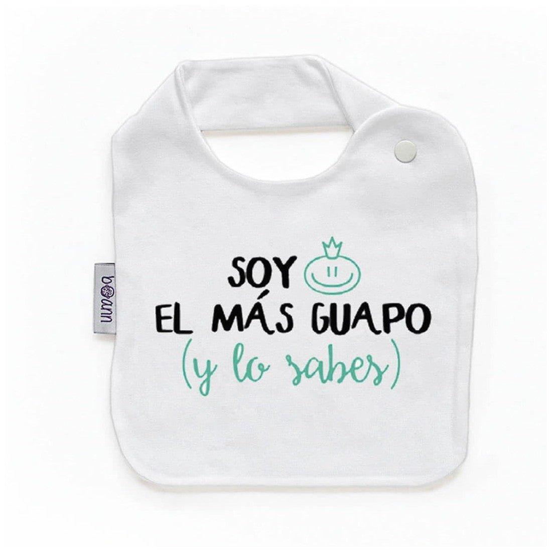 Babero Bebé Divertido Soy el más Guapo Boann - Nanetes #