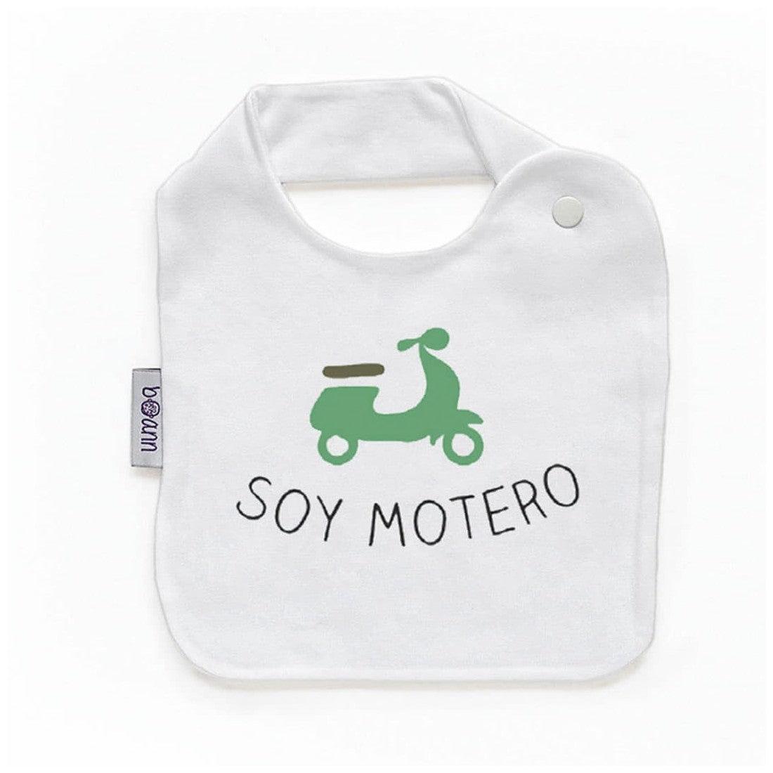Babero Bebé Divertido Soy Motero Boann - Nanetes #