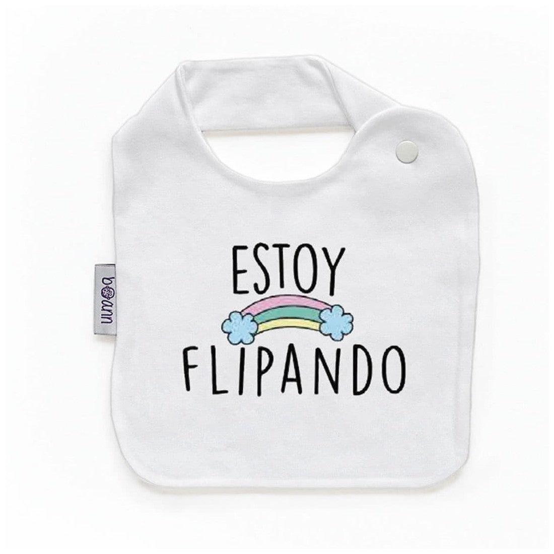 Babero Bebé Divertido Estoy Flipando Boann - Nanetes #