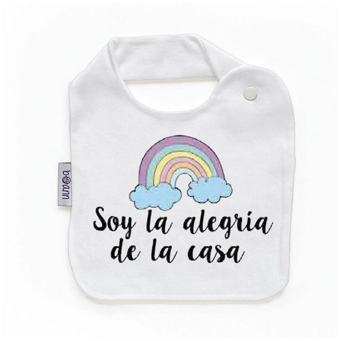 Babero Bebé Divertido Soy la Alegria de la Casa Boann - Nanetes #