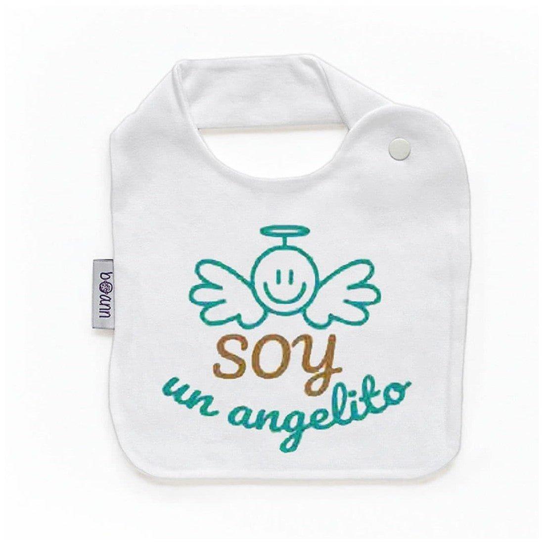 Babero Bebé Divertido Soy un Angelito Boann - Nanetes #