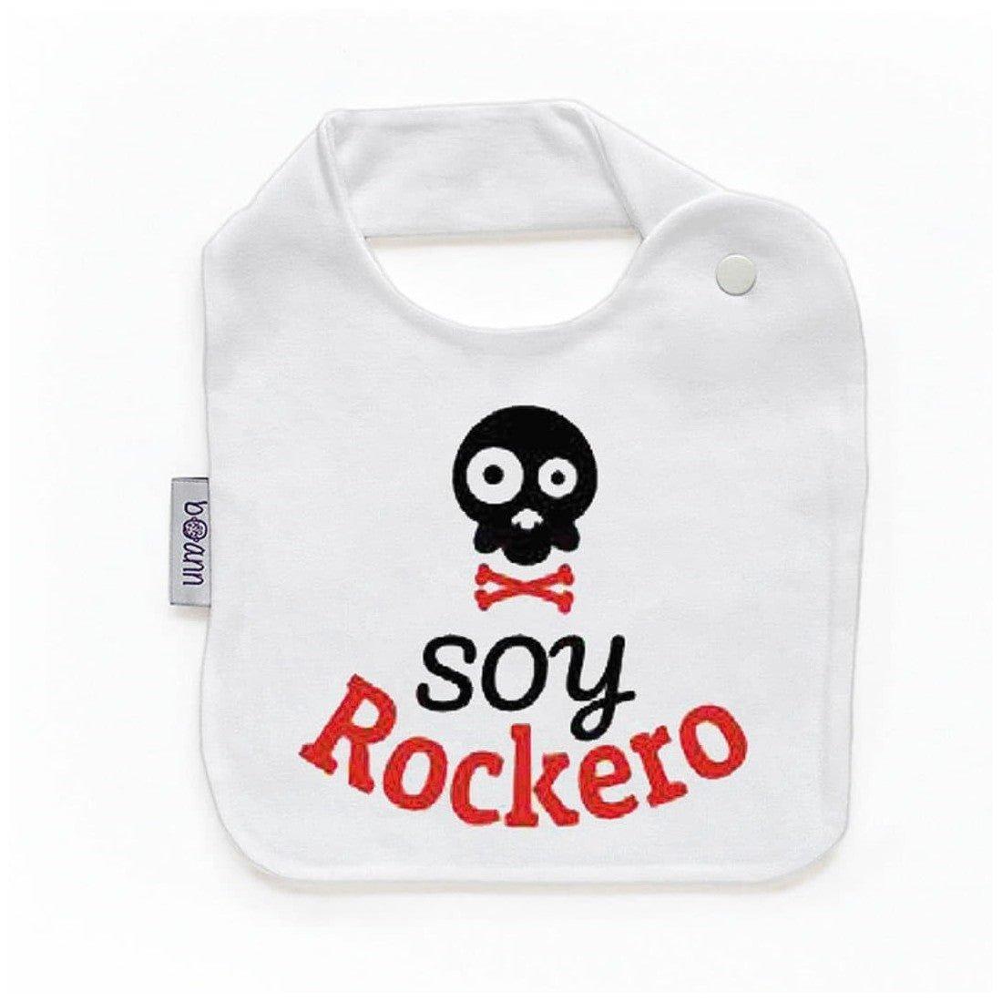 Babero Bebé Divertido Soy Rockero Boann - Nanetes #